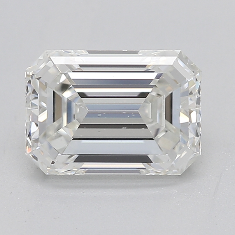 Emerald cut diamond 1.01 H SI1