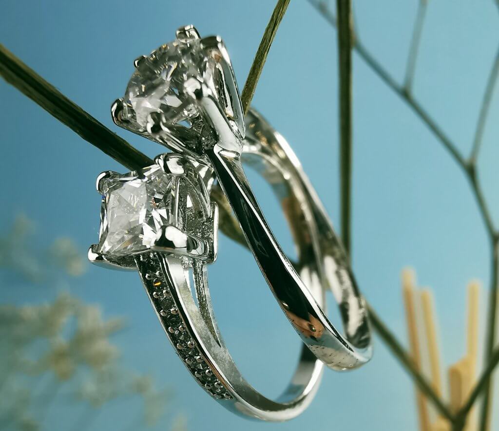 Platinum Diamond Engagement Ring 0.40 CT Solitaire Diamond - Etsy Denmark