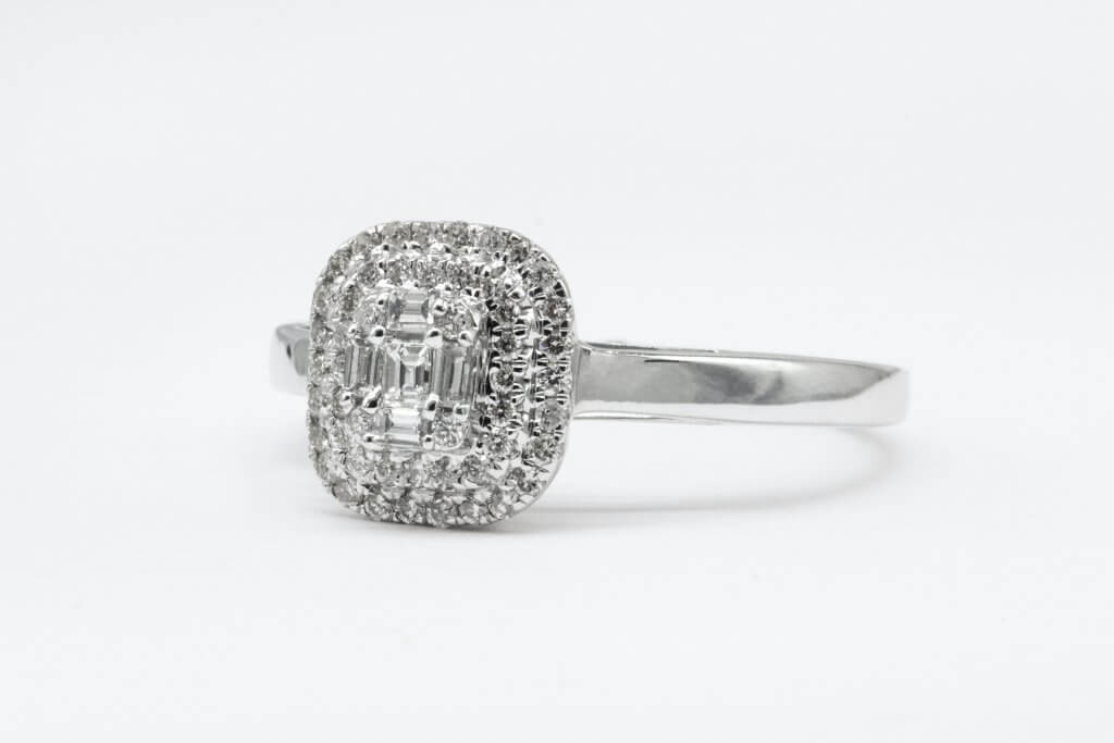 double halo asscher engagement ring - Your Guide to Diamond Ring Appraisals