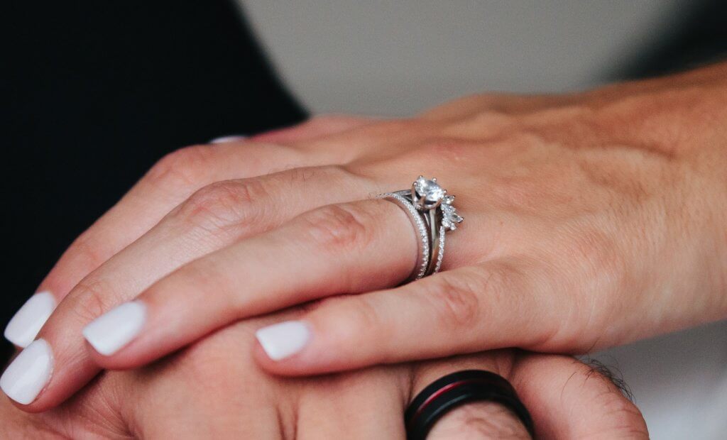 round engagement ring - The Cathedral Setting