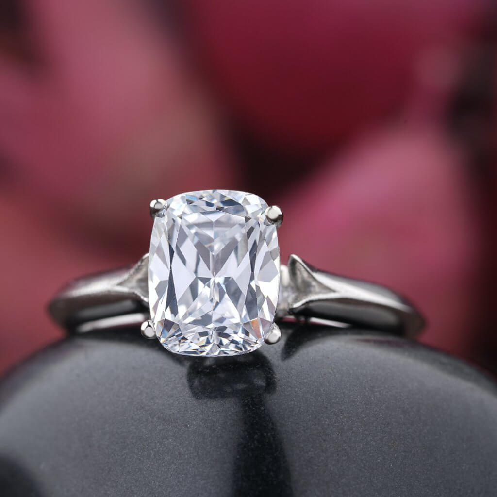 3 carat cushion cut engagement ring - How Much is a Diamond Worth