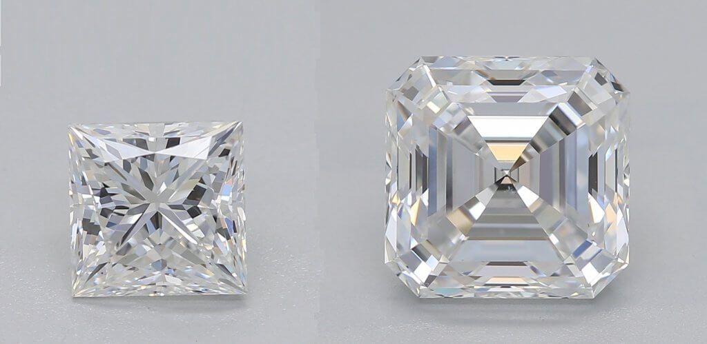 comparison 0.5 vs 1 carat - 0.5 Carat Diamond Engagement Rings 