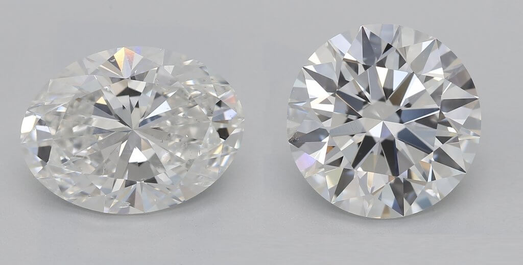 Are oval cut hot sale diamonds more expensive